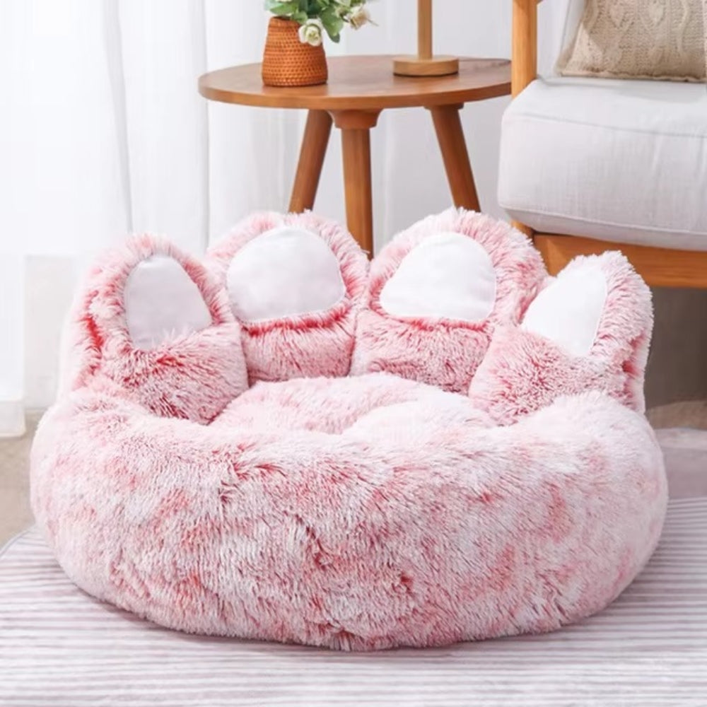Fluffy Plush Dog Bed Large Small Pet Bed Sofa for Cats Puppy