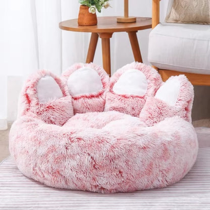 Fluffy Plush Dog Bed Large Small Pet Bed Sofa for Cats Puppy