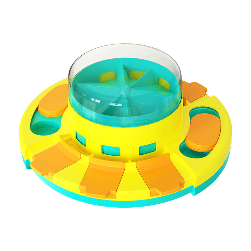 Dog Puzzle Toys Treat Popper Slow Feeder Interactive Food Dispenser